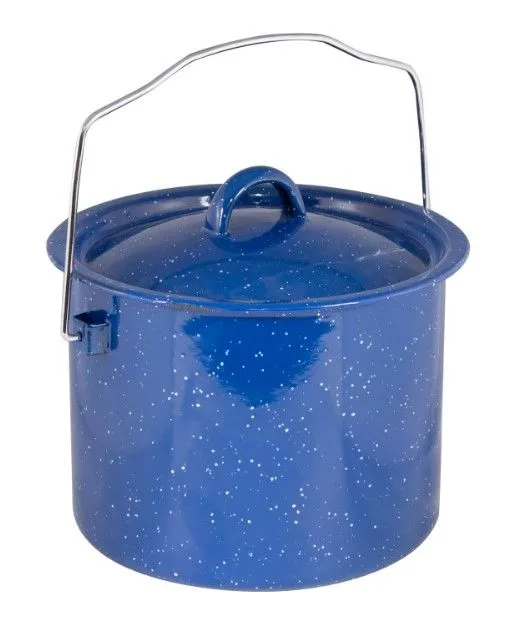 ENAMEL STRAIGHT POT- 3.2 QT